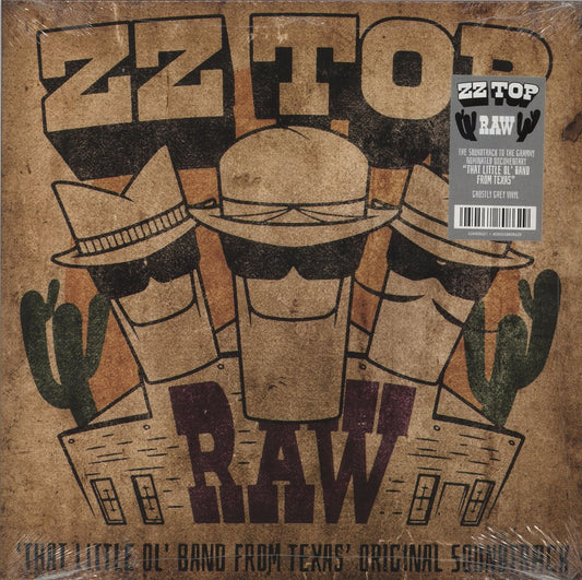 ZZ Top Raw - That Little Ol' Band From Texas - Ghostly Grey Vinyl - Sealed UK Vinyl LP